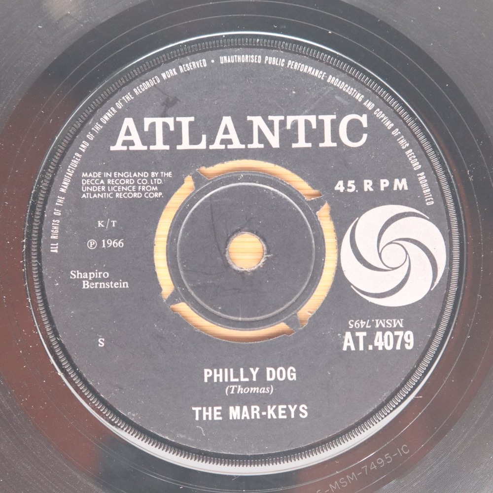 THE MAR-KEYS - PHILLY DOG / HONEY POT - SOUL 45 UK IMPORT ATLANTIC